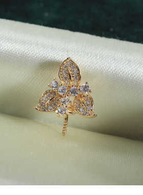 镶钻时尚华丽气质吊坠S925纯银