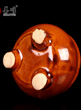 善唯随葬品陶瓷长明灯酥油灯