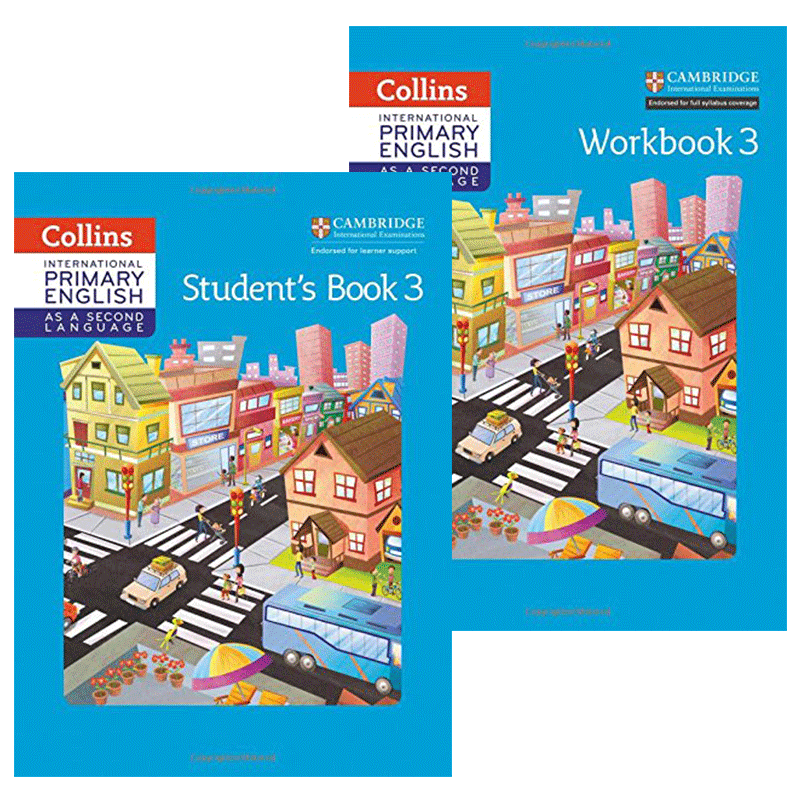 英国国际学校小学三年级英语教材练习册2册 Collins Primary English Student's Book Workbook Stage3 英文原版剑桥小学英语用书