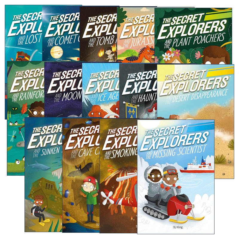 The Secret Explorers 秘密探险家系列1-14册 英文原版儿童章节桥梁书 - 图1