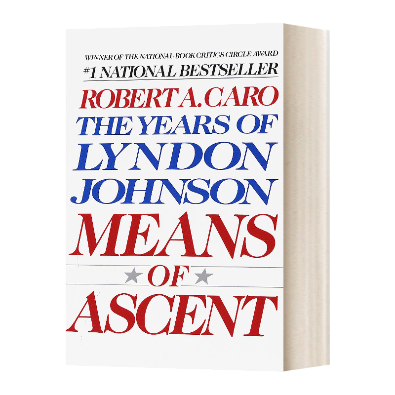 林登·约翰逊传2 美剧纸牌屋原型 Means of Ascent The Years of Lyndon Johnson II 英文原版人物传记读物 进口英语书籍 - 图0