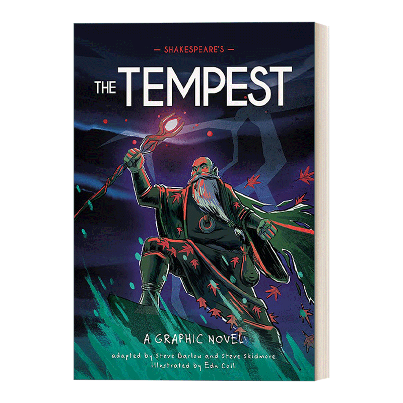 英文原版 Classics in Graphics Shakespeare's The Tempest 莎士比亚漫画版 暴风雨 精装 英文版 进口英语原版书籍 - 图0