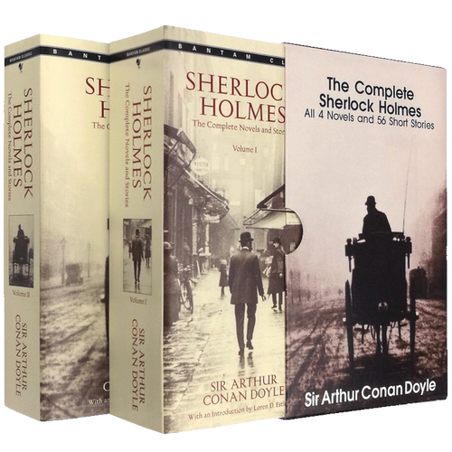 Sherlock Holmes Vol1&2 Box Set 福尔摩斯探案全集2册 Bantam Classics 英文原版悬疑推理小说 进口书籍 - 图3