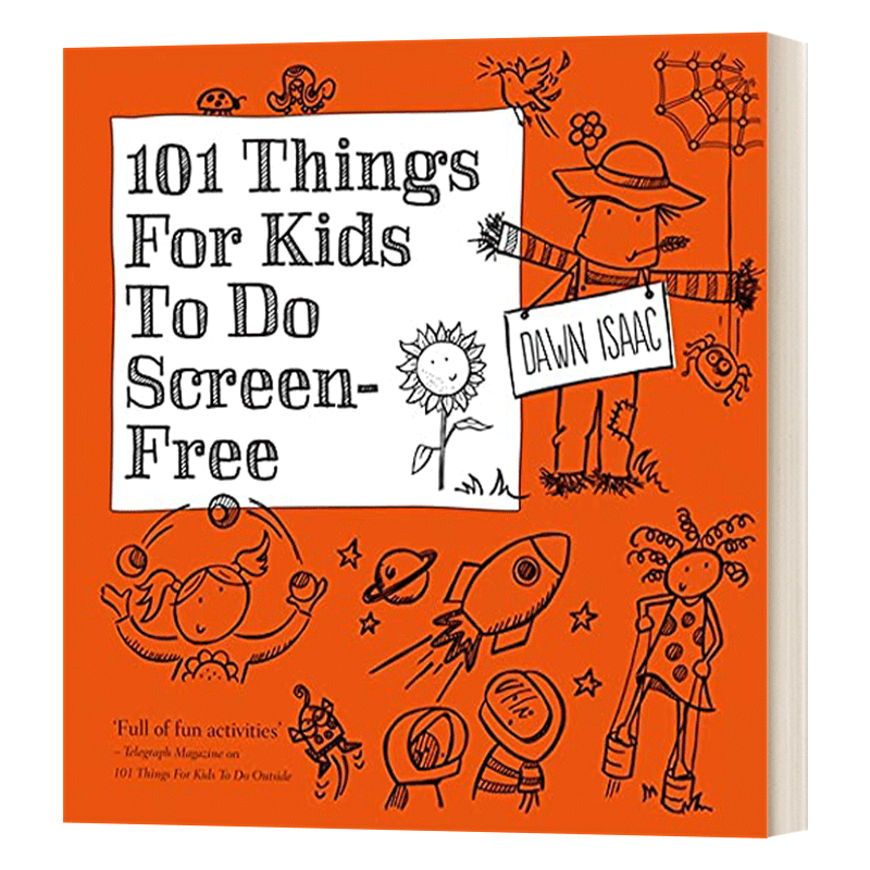 101件让孩子不用看手机屏幕做的事情 101 Things for Kids to do Screen-Free 英文原版育儿教育读物 进口英语书籍