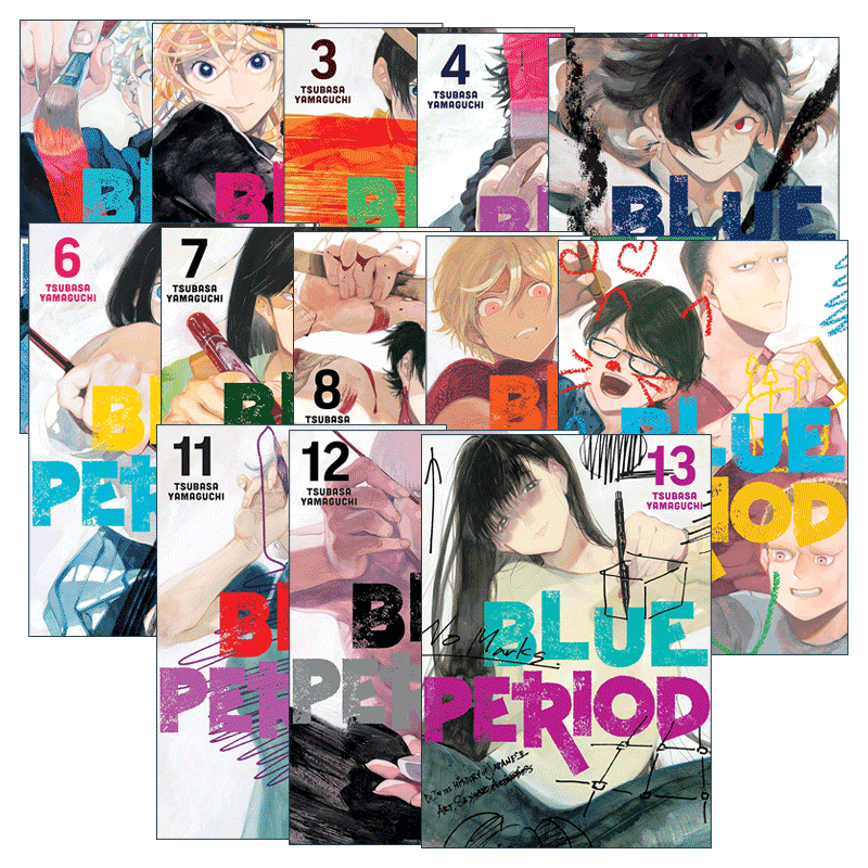 英文原版 Blue Period 蓝色时期系列 1-13册 漫画 山口飞翔 Tsubasa Yamaguchi 英文版 进口英语原版书籍 - 图1