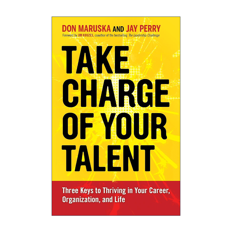 英文原版 Take Charge of Your Talent 掌握你的才能 在你的事业 组织和生活中取得成功的三个关键 Don Maruska 进口英语原版书籍