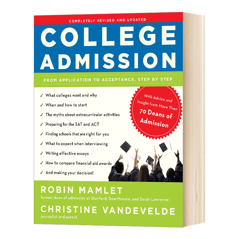 大学入学申请指南 College Admission 英文原版大学教辅类指导参考书 进口英语读物书籍