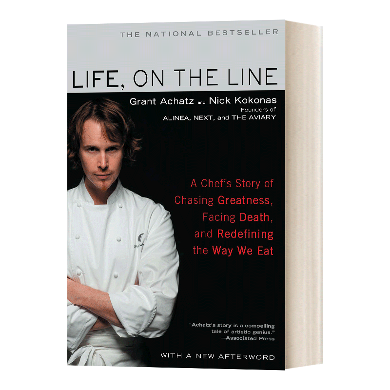 生命 不确定 米其林三星餐馆 Life on the Line 英文原版人物传记读物 Alinea主厨Grant Achatz的故事 进口英语书籍