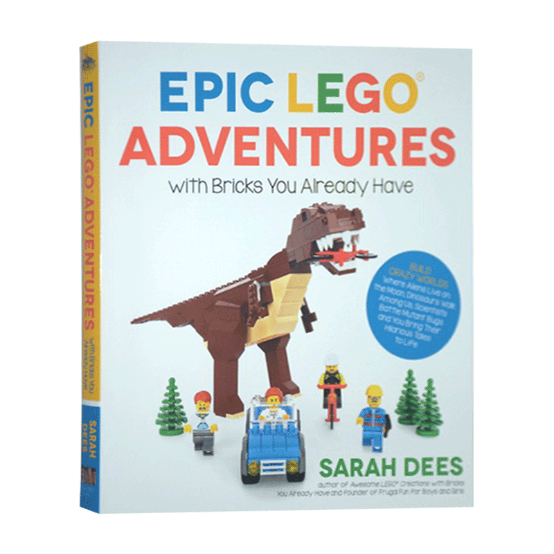 乐高奇幻大冒险 Epic LEGO Adventures with Bricks You Already Have 英文原版进口儿童英语课外阅读书籍 - 图0
