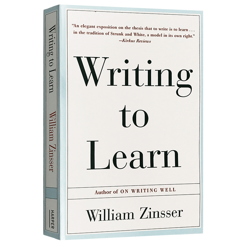 写作学习法 Writing to Learn 经典英文写作指南 On Writing Well 英文原版写作工具书 英文版进口书籍 - 图0