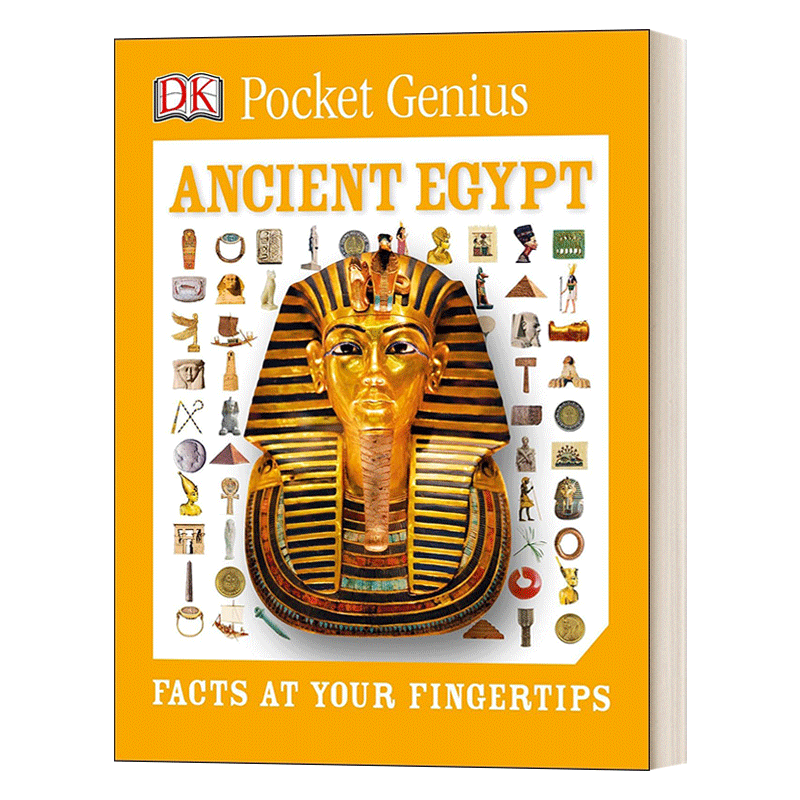 英文原版 Pocket Genius Ancient Egypt DK百科知识口袋书口袋天才系列古埃及英文版进口英语书籍-图0