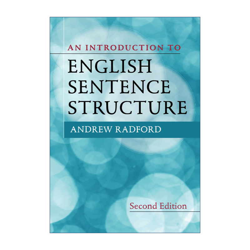 英文原版 An Introduction to English Sentence Structure 英语句子结构导论 Andrew Radford 英文版 进口英语原版书籍