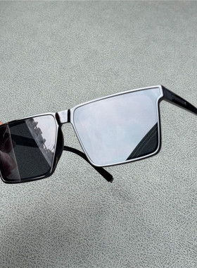 黑色男女款16cm超大框男士偏光太阳镜大脸墨镜加宽加长大码胖子