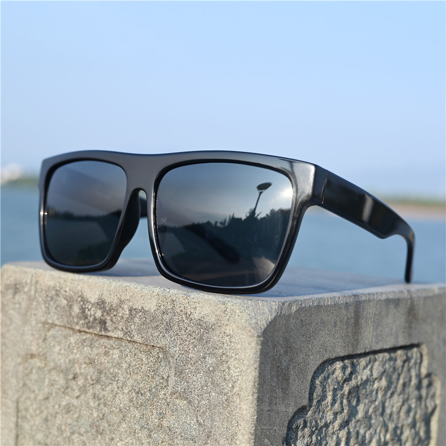 165mm偏光太阳镜男大脸墨镜平顶300斤胖子专用眼镜防紫外线防晒镜 - 图2