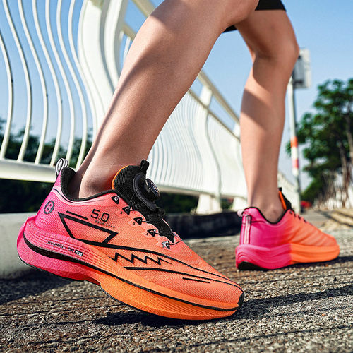 赤兔8pro旋转扣碳板跑鞋男超轻儿童青少年透气初中生减震体考运动 - 图3