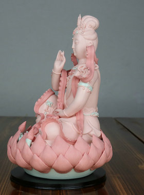 陶瓷居家供奉慈祥观世音菩萨佛像