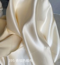 Champagne white 395 satin wedding dresses Doll Clothing Accessories Fabrics are quite a satin