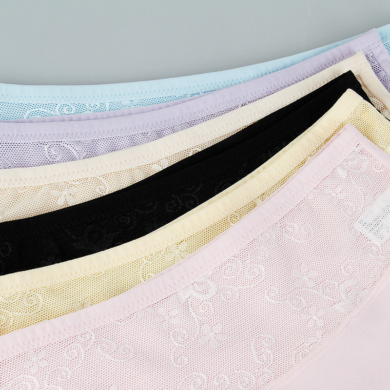 浪莎女士内裤棉裆三角裤中腰性感蕾丝女式透气短裤头,淘宝优惠券,粉丝福利购,淘宝优惠卷