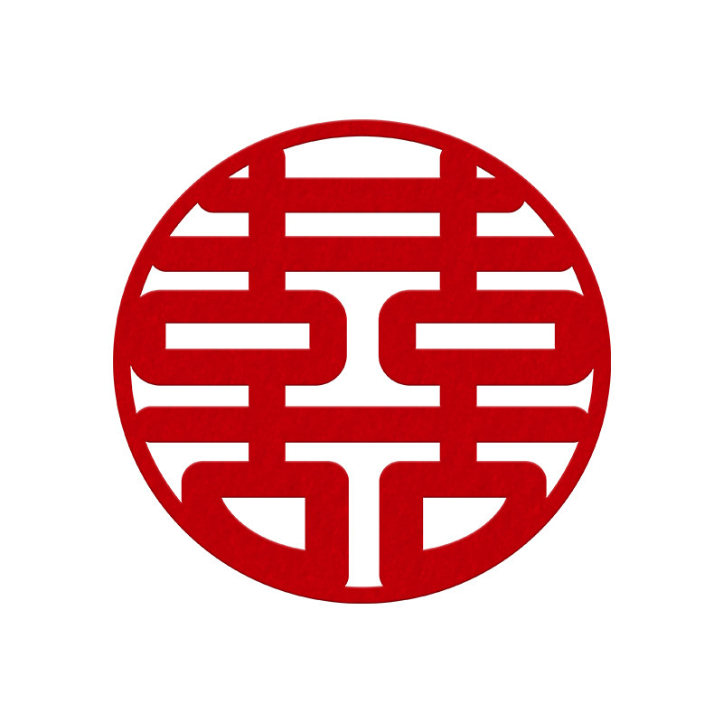 喜字结婚专用静电贴婚礼新房窗户玻璃装饰婚房布置小囍字贴纸套装