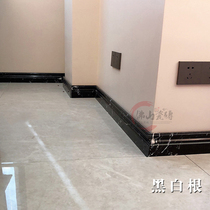 Marble Skirting line tiles White Living room European-style Skirting Black Stone Bar Wall Corner Wire Stick Wire ceramic