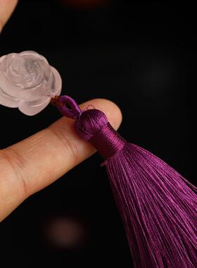 高端定制多宝斜跨天然蜜蜡青金石舒俱来粉晶白水晶南红紫水晶萤石