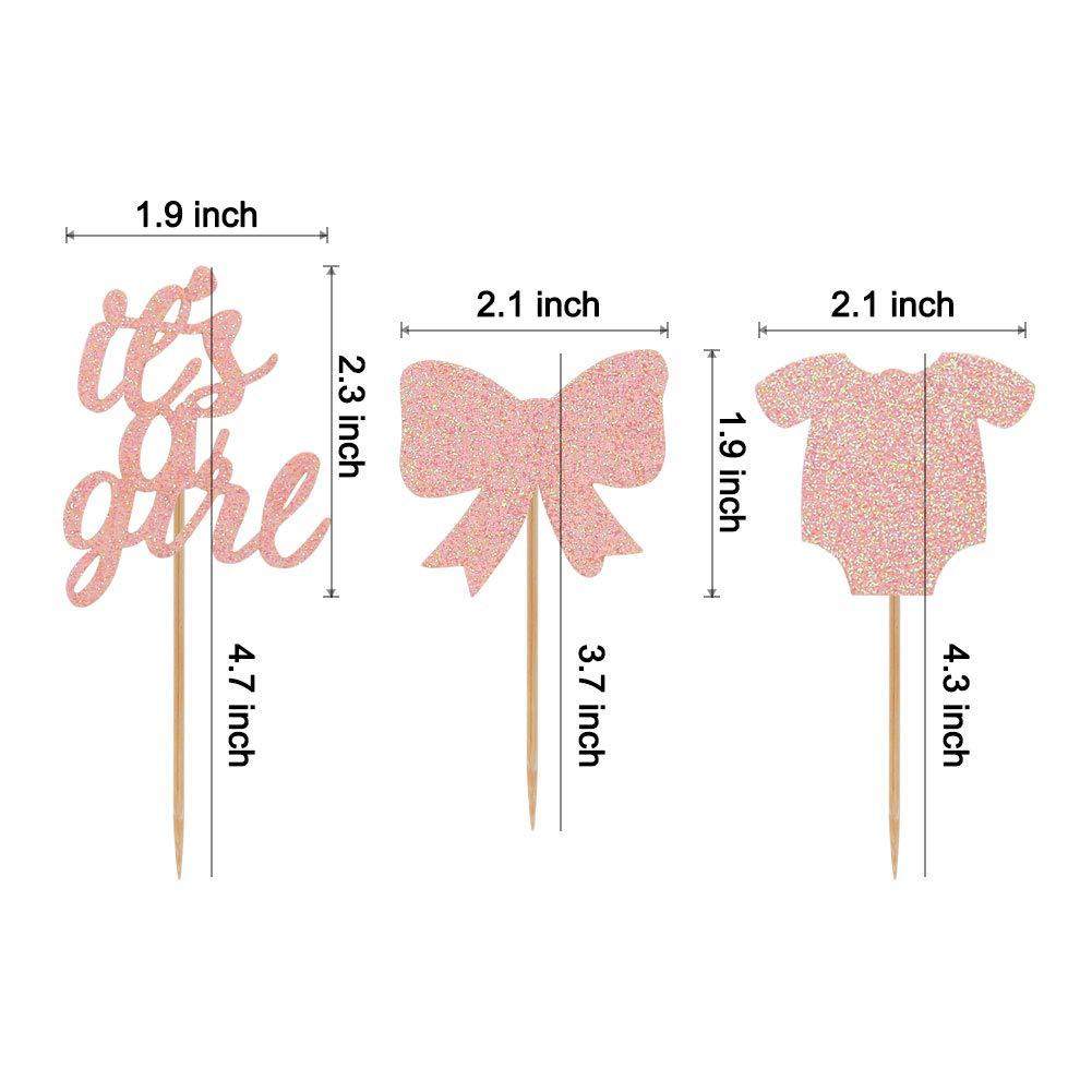 Baby shower 纸杯蛋糕装饰插牌it's a boy girl迎婴派对布置插件,淘宝优惠券,粉丝福利购,淘宝优惠卷