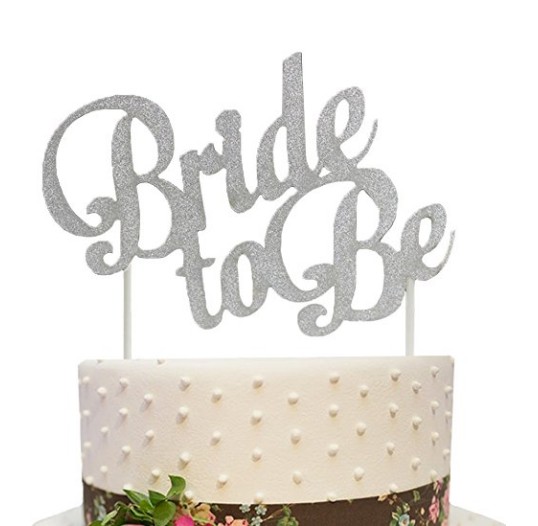 Bride to be Cake Topper 婚前单身派对蛋糕插件 准新娘party装饰 - 图2