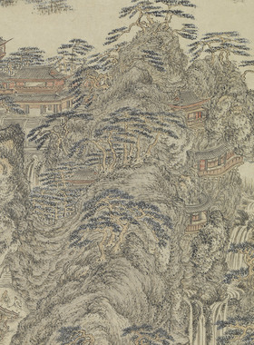 葛洪移居图山水风景艺术微喷宣纸