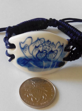 陶瓷多层编织男士复古时尚风手链