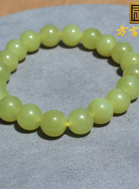 新疆且末料高脂高细青黄口手串