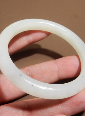 方言和田玉青花籽料手镯子