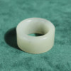 Yuxi Jewelry Authentic Xinjiang High Oil Fine Hetian Jade High White Jade Blue and White Seed Material 21mm Ring Ring A1