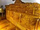 Golden nanmu high and low bed small leaf Chinese style