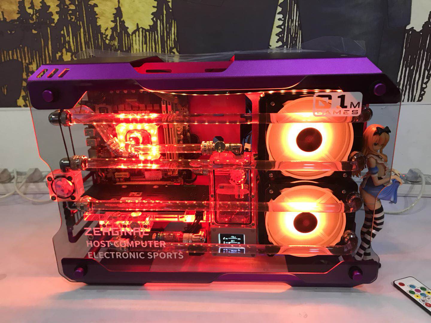 炽果ZC 01M主机 风冷水冷MOD I7 9700K 2070 高端吃鸡电竞游戏 - 图0