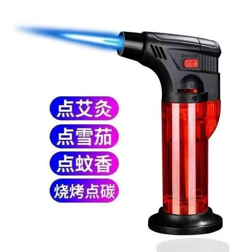 防风打火机充气点火器雪茄点香点艾灸艾条专用焊枪喷枪火棒长手柄 - 图2