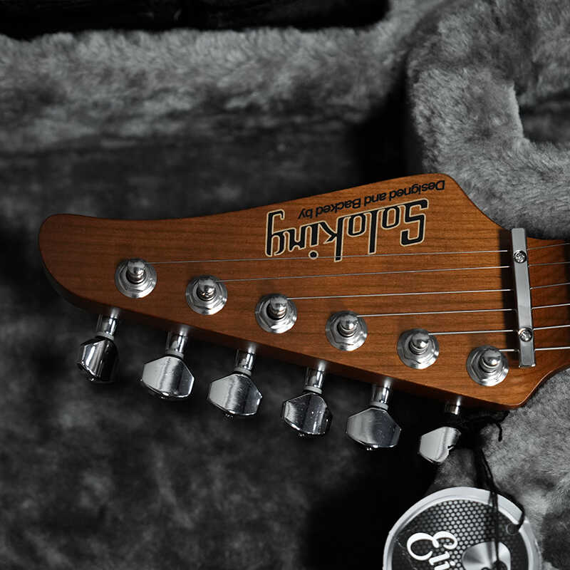 Soloking MS-1 Custom 24 HH FR MBK 闪银黑 电吉他 - 图0