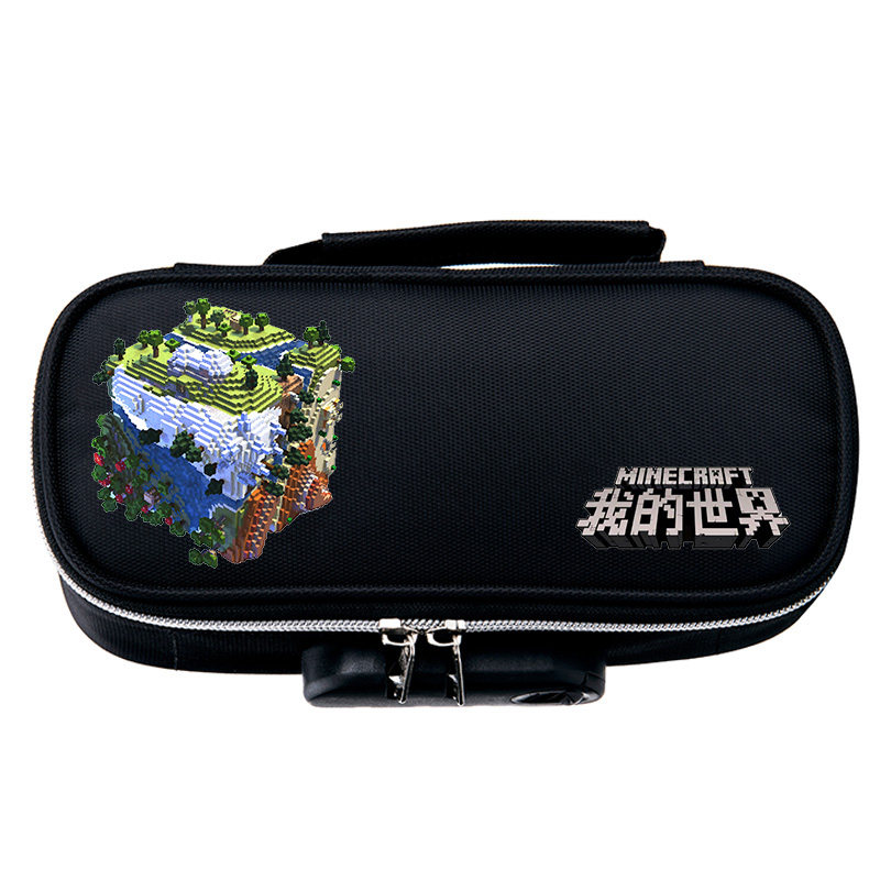 我的世界 我的世界笔袋minecraft苦力怕游戏周边笔盒男女学生密码文具盒 图片价格品牌报价 原仓数据