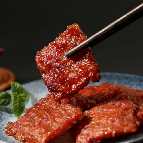 澳门特产蜜汁猪肉脯广东广州深圳手信零食铺香记网红小吃猪肉干浦 - 图1