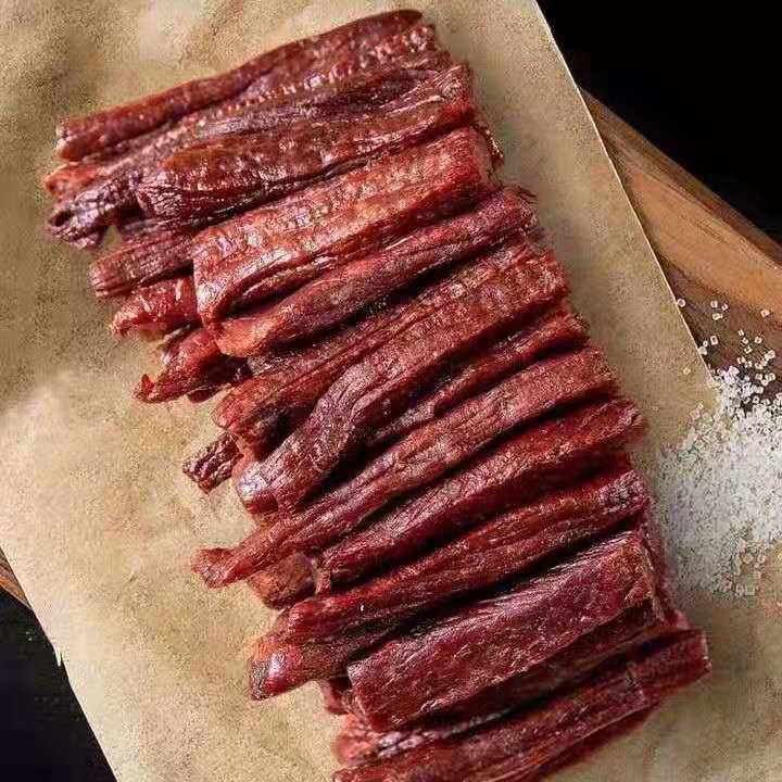 风干牛肉手撕牛肉干内蒙特产正宗麻辣香辣零食熟食 包邮 - 图1