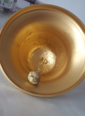 鑫禄圣铜器定吊钟船钟挂铜钟纯铜风铃铜铃铛铜钟无字铜钟学校铜钟