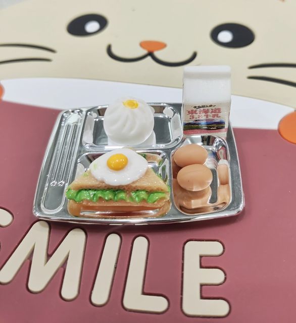 Doll House Model DIY Simulation Mini Breakfast Model