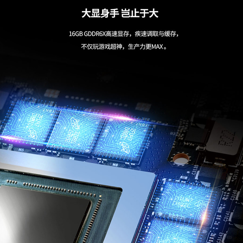 影驰GeForce RTX 4080 SUPER16G金属大师星曜DLSS3.5电脑台式显卡 - 图3