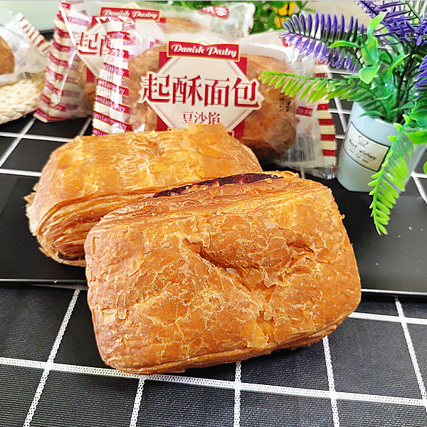 桃李起酥面包 豆沙馅夹心手撕千层面包 学生早餐零食短保饱腹代餐,淘宝优惠券,粉丝福利购,淘宝优惠卷