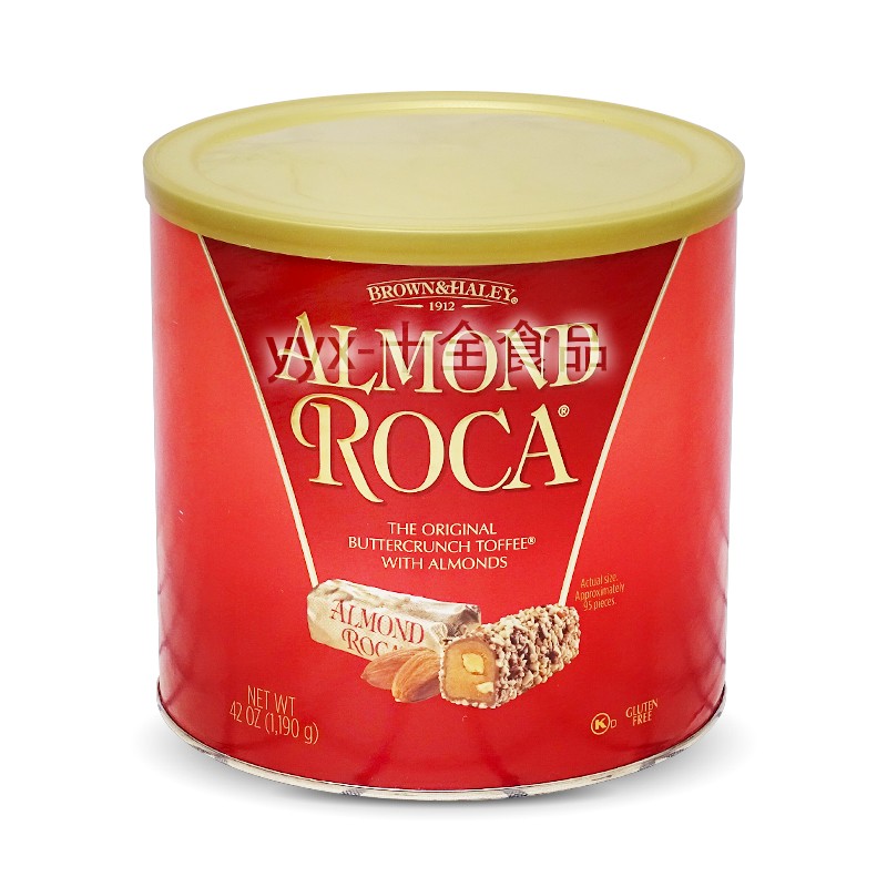 美国进口Almond Roca乐家扁桃仁杏仁糖礼盒1190g零食年货喜糖送礼 - 图3