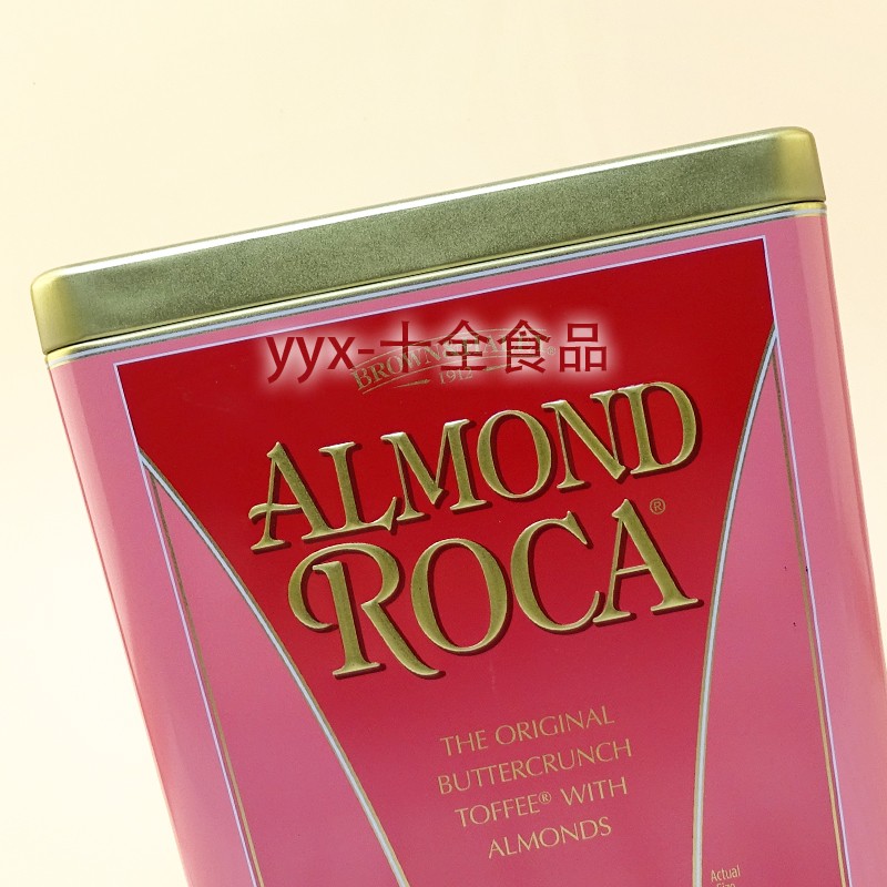 美国进口Almond Roca乐家扁桃仁杏仁糖1105g罐 零食年货喜糖送礼 - 图1