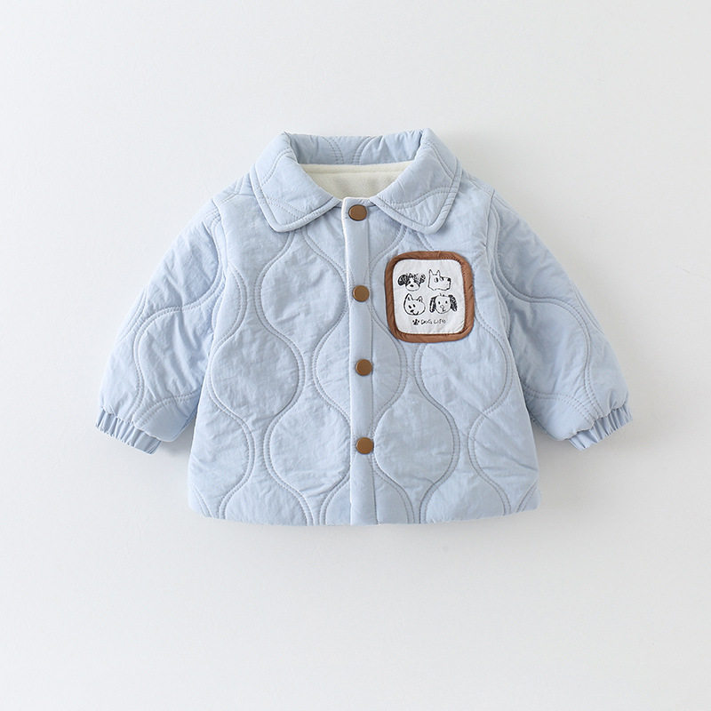 男童外套秋冬新款A类宝宝夹棉薄棉开衫棉服上衣外穿服,淘宝优惠券,粉丝福利购,淘宝优惠卷