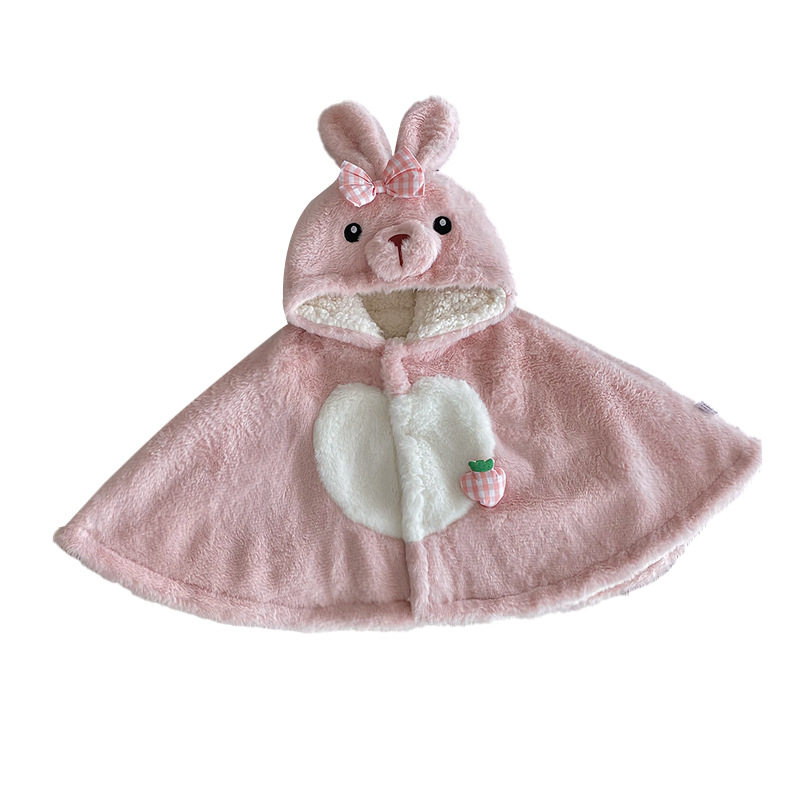 婴儿披风斗篷新生儿宝宝防风抱被外出衣服毛绒加厚秋冬季挡风披肩,淘宝优惠券,粉丝福利购,淘宝优惠卷