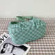 Ins style large-capacity armpit bag female college student attending class canvas messenger bag shopping bag autumn commuting dumpling bag