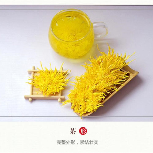 江西婺源金丝皇菊伴手礼一朵一杯礼盒装菊花茶黄菊篁岭特产新花茶 - 图0