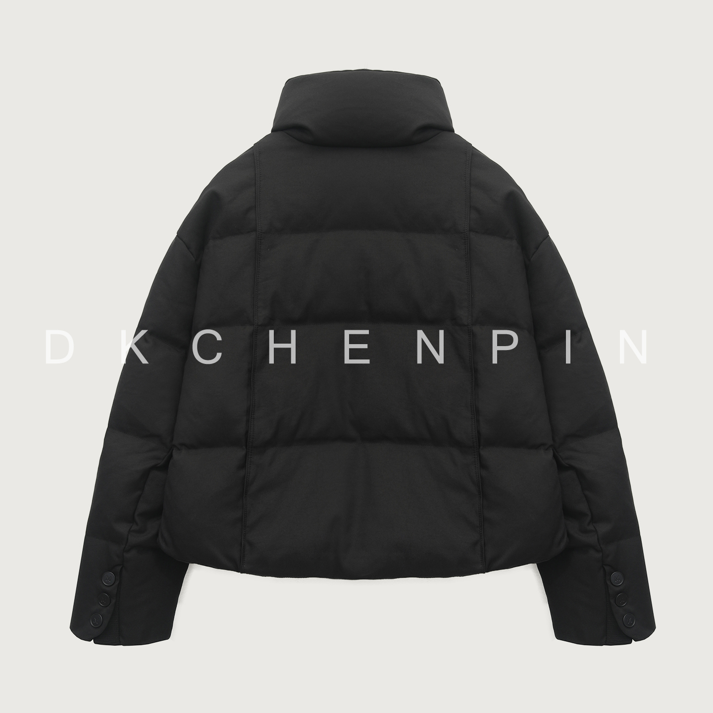 呈品90白鸭绒立领短款羽绒服2025冬季时尚加厚保暖抗风防寒鸭绒服 - 图3